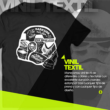 Playeras personalizadas, vinil textil, impresión de playeras, 